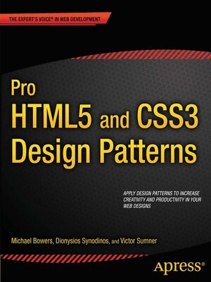 cover image of Pro HTML5 and CSS3 Design Patterns